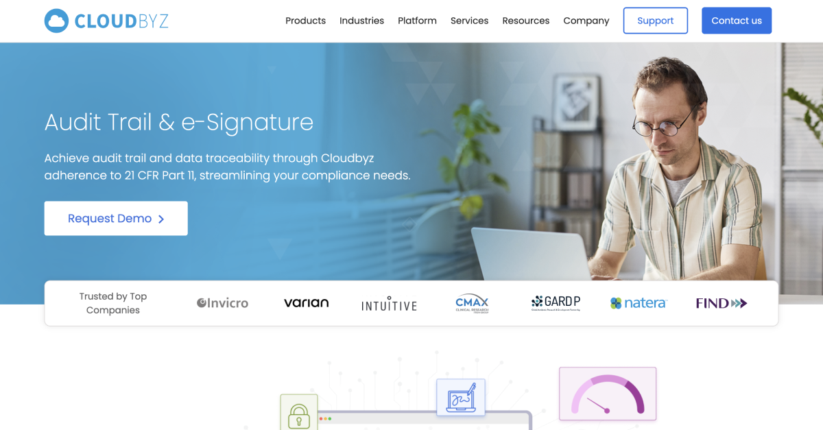 Audit Trail & eSignature Platform Cloudbyz