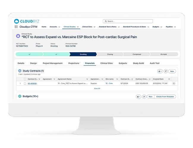 Contract & Budget Workflow Tracking